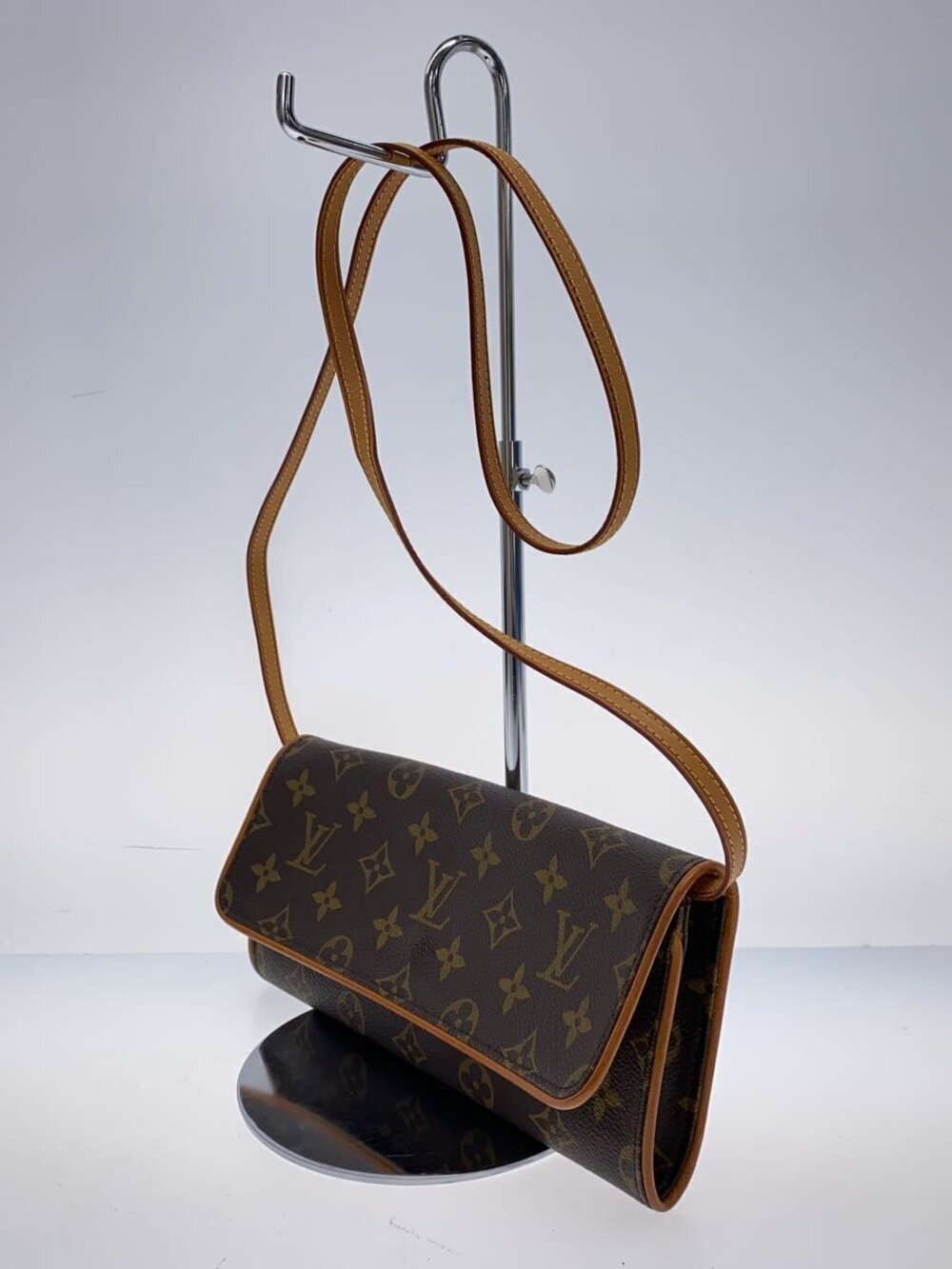 Louis Vuitton Brown Pochette Monogram Canvas Twin Brown